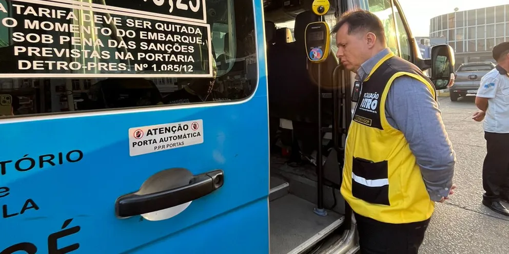 Reconhecimento facial nas vans intermunicipais começa a funcionar